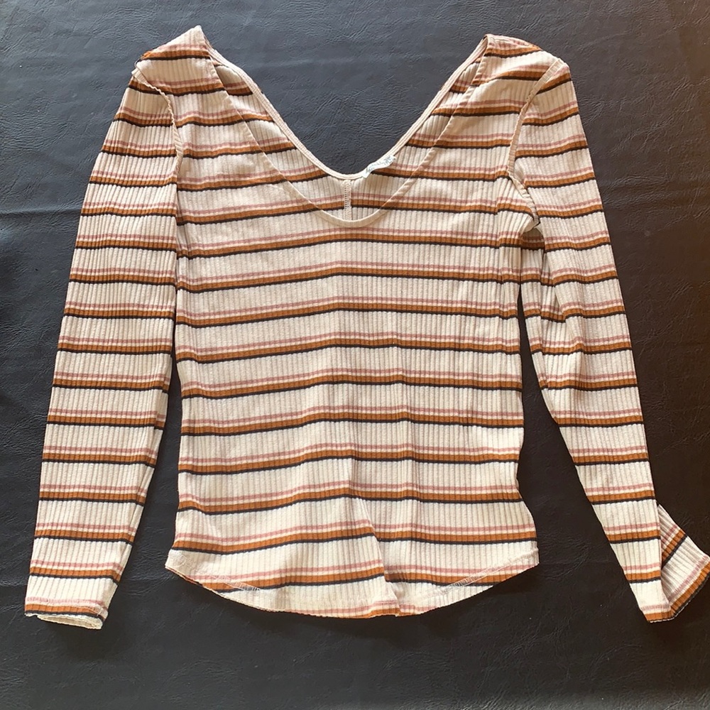 Free People striped thermal, size M